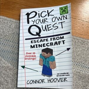 Pick Your Own Quest: Escape from Minecraft Book